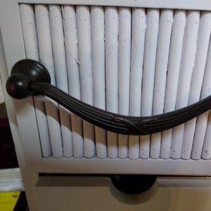 Top Knobs Edwardian Ribbon & Reed Drop Handle ORB